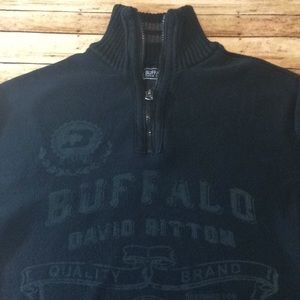 BUFFALO DAVID BITTON SWEATER SIZE LARGE